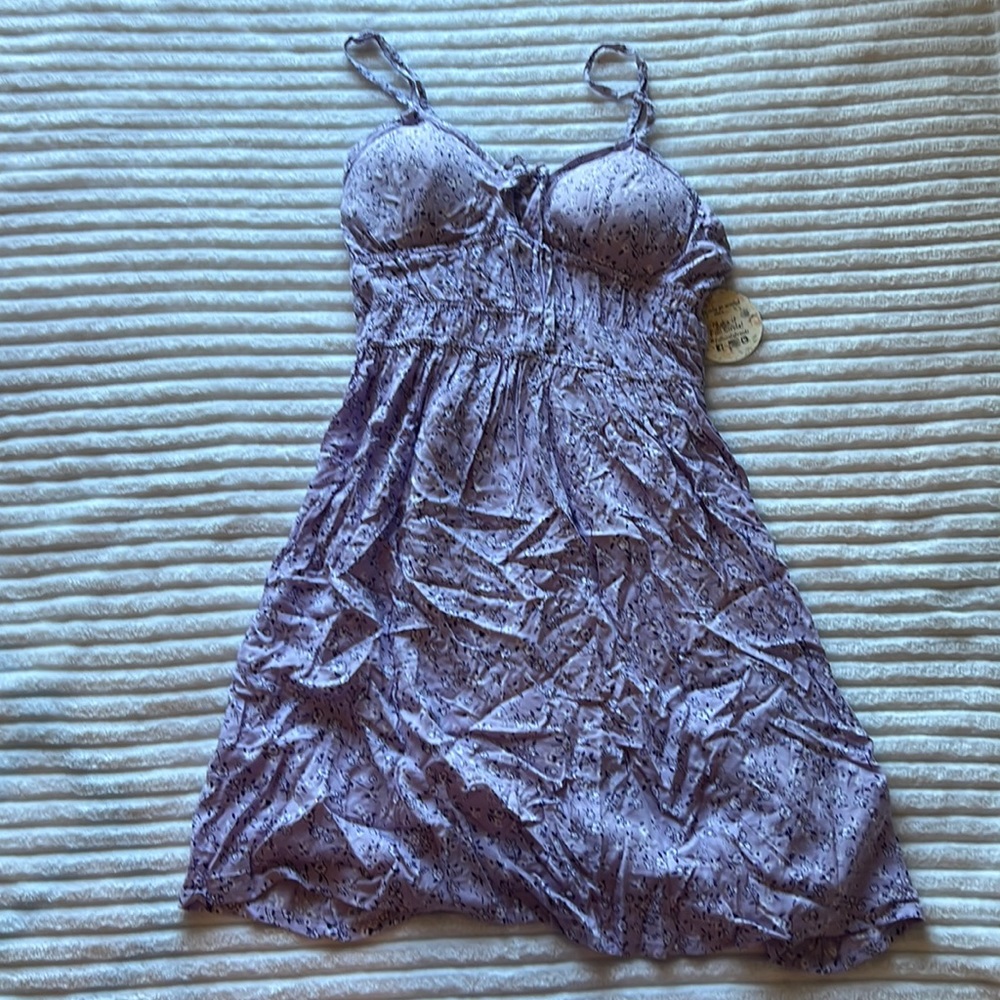 Purple flower dress